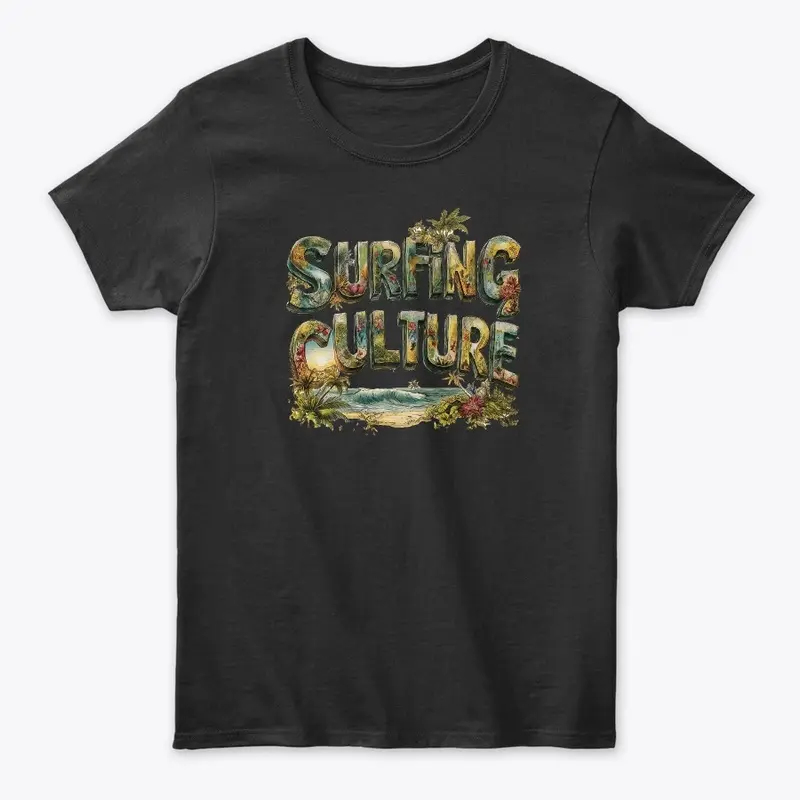 Vintage Inspired Surf Graphic T-Shirt